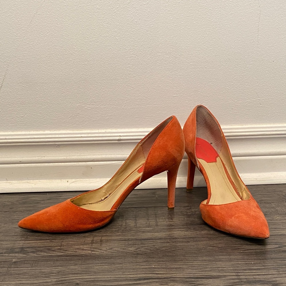 Marc Fisher Pointed Toe Suede Heels